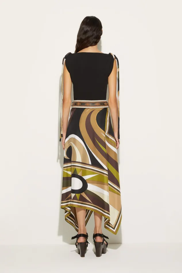 Skirts Women PUCCI CigniPrint SilkTwill Skirt