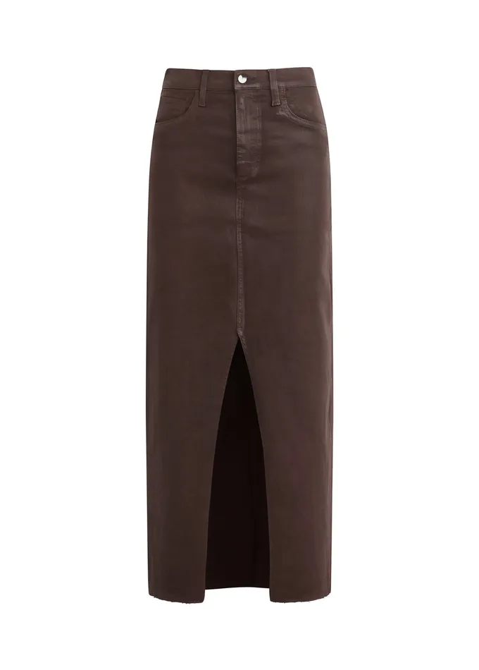 Skirts Women THE EVA COATED MAXI SKIRT Espresso Joe8217s Jeans