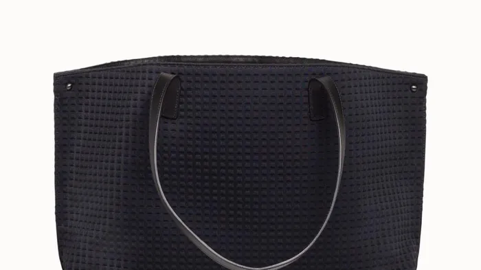 Small Ai Shoulder Bag In Techno Trapezoid Fabric Black Women Akris Shoulder Bags