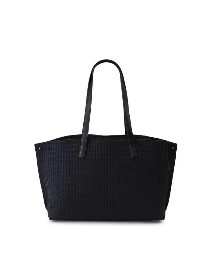 Small Ai Shoulder Bag In Techno Trapezoid Fabric Black Women Akris Shoulder Bags