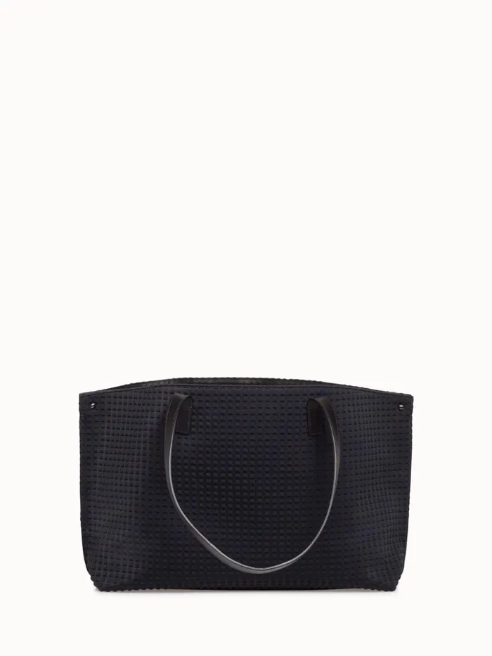 Small Ai Shoulder Bag In Techno Trapezoid Fabric Black Women Akris Shoulder Bags