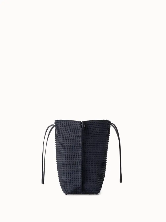 Small Ai Shoulder Bag In Techno Trapezoid Fabric Black Women Akris Shoulder Bags
