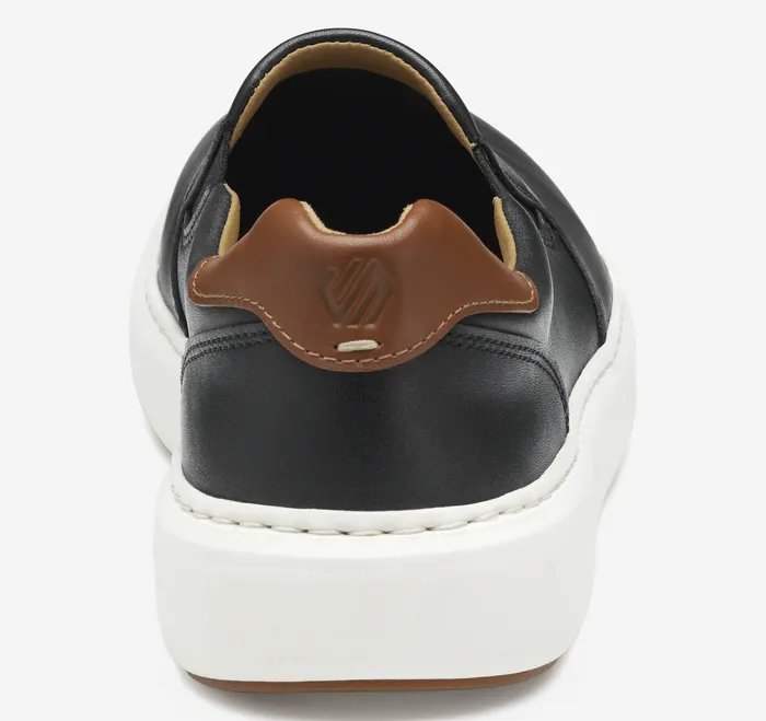 Sneakers Anders SlipOn Black Full Grain 8211 Johnston and Murphy Men