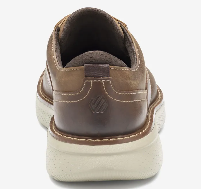 Sneakers Men Johnston and Murphy Hayden Plain Toe Brown Oiled Full Grain