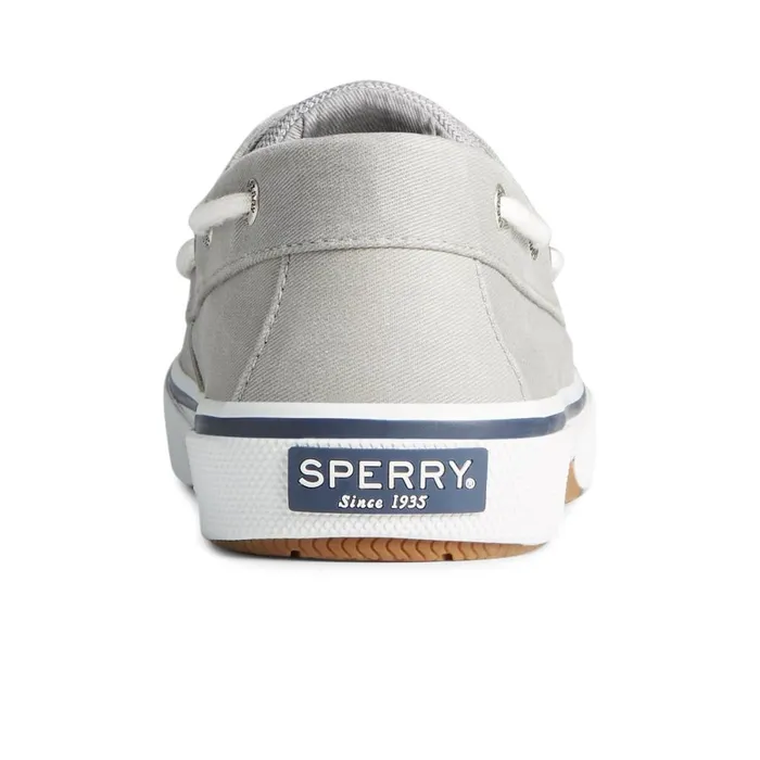 Sneakers Men Sperry Halyard 2Eye Salt Washed Boat Shoe Grey