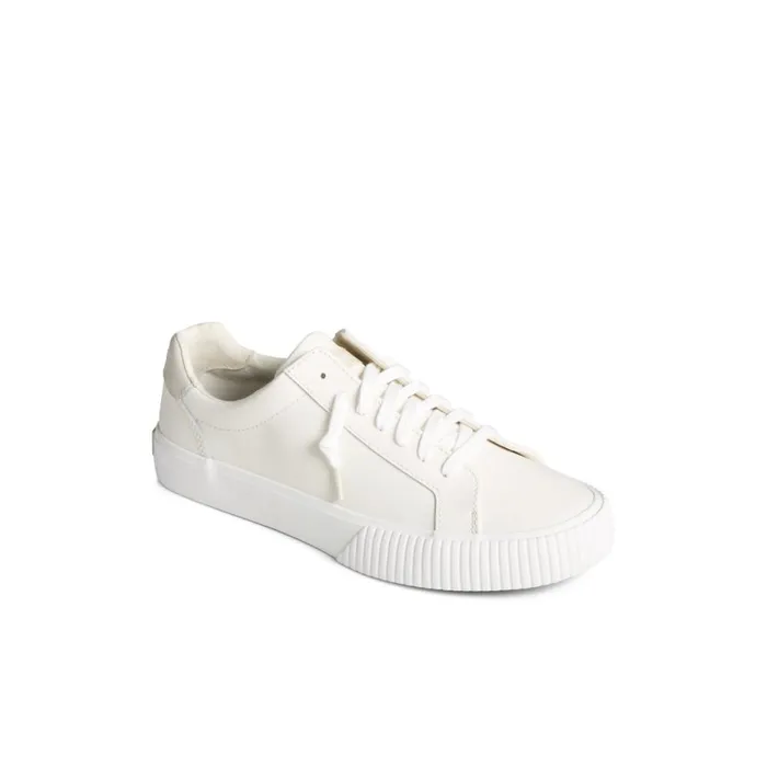 Sneakers Women Sperry Bermuda Leather Sneaker White