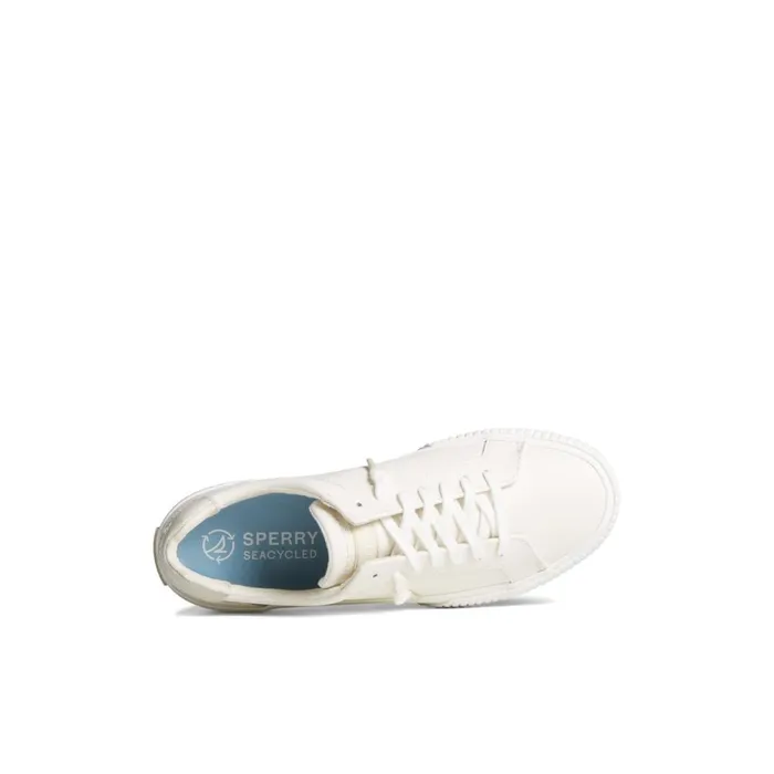 Sneakers Women Sperry Bermuda Leather Sneaker White