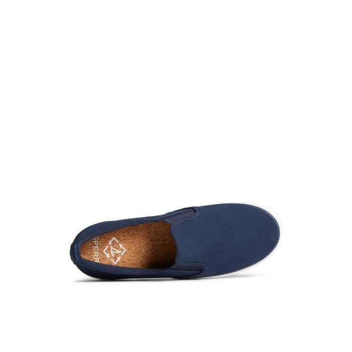 Sneakers Women Sperry SeaCycled Crest Twin Gore Canvas Sneaker Navy
