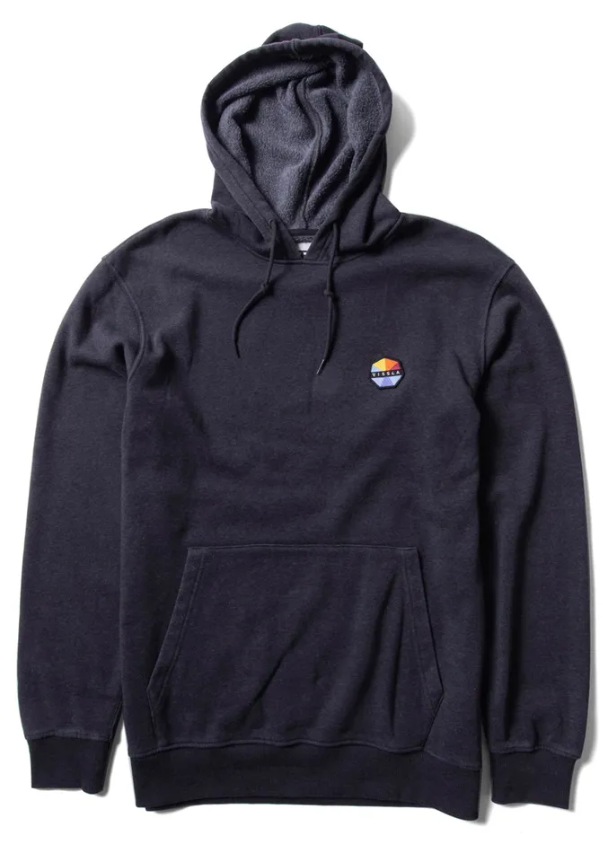 Solid Sets Eco Po Hoodie Black Heather Men Fleece and Hoodies Vissla