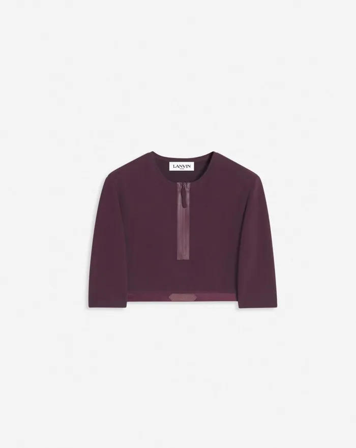 Sportswear Top Burgundy Women Lanvin TShirts and Sweatshirts