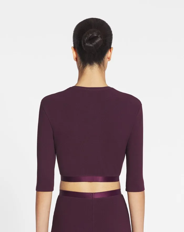 Sportswear Top Burgundy Women Lanvin TShirts and Sweatshirts Sportswear Top Burgundy Women Lanvin TShirts and Sweatshirts