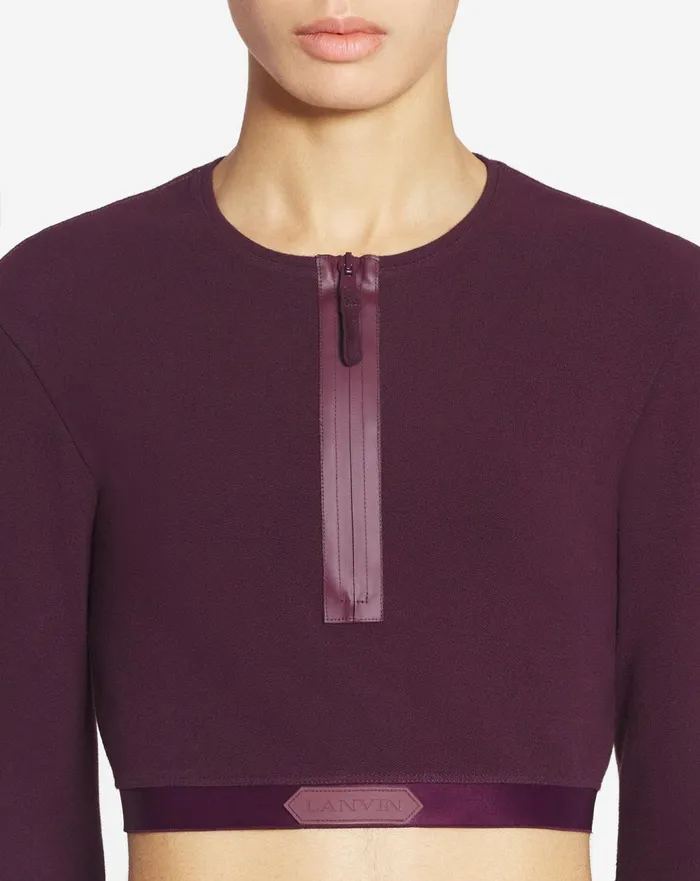 Sportswear Top Burgundy Women Lanvin TShirts and Sweatshirts Sportswear Top Burgundy Women Lanvin TShirts and Sweatshirts
