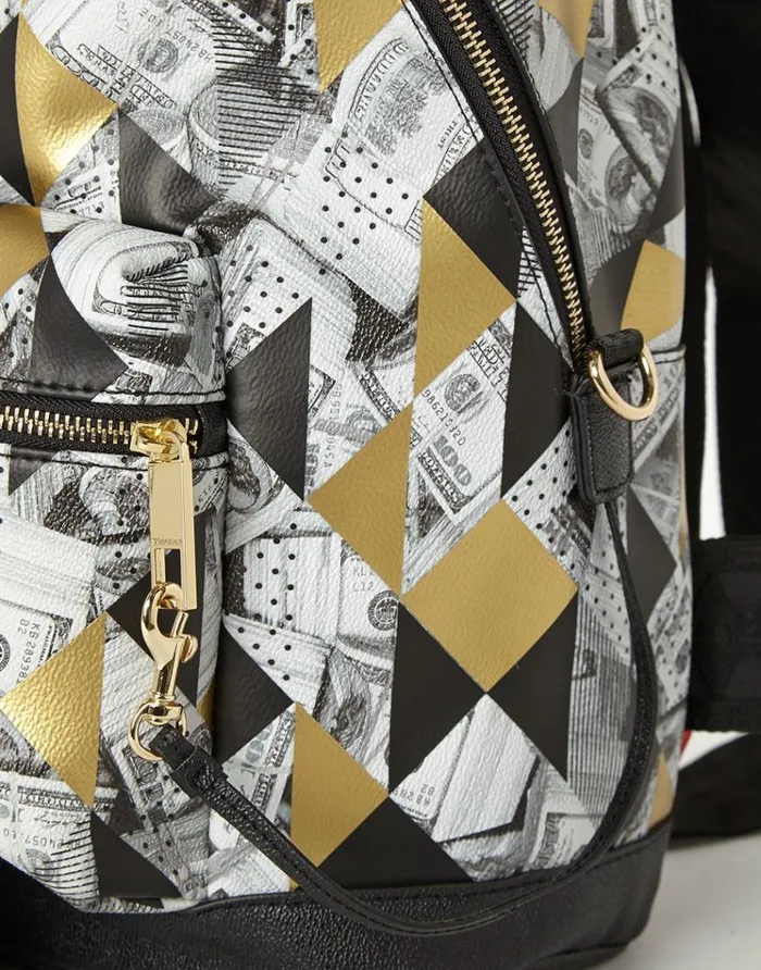SPRAYGROUND Backpacks 6STRAP FRACTAL MONEY EMPEROR 8211 Universal