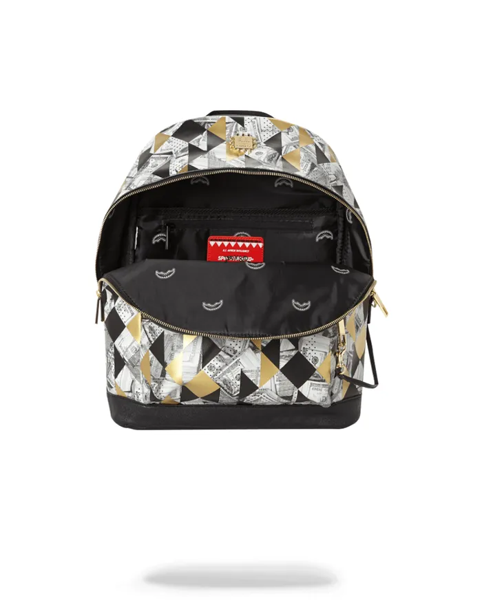 SPRAYGROUND Backpacks 6STRAP FRACTAL MONEY EMPEROR 8211 Universal
