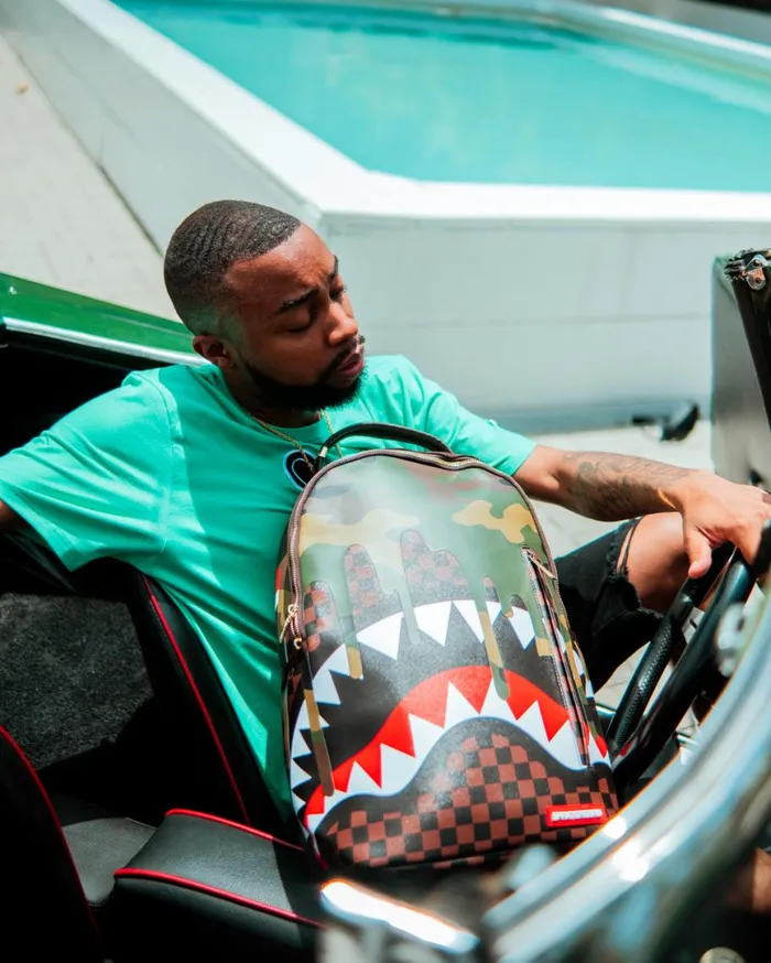 SPRAYGROUND Backpacks CAMO DRIP SHARKS IN PARIS BACKPACK DLXV 8211 Universal SPRAYGROUND Backpacks CAMO DRIP SHARKS IN PARIS BACKPACK DLXV 8211 Universal