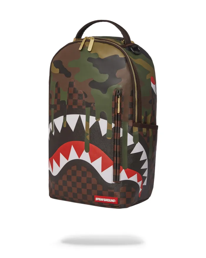 SPRAYGROUND Backpacks CAMO DRIP SHARKS IN PARIS BACKPACK DLXV 8211 Universal SPRAYGROUND Backpacks CAMO DRIP SHARKS IN PARIS BACKPACK DLXV 8211 Universal