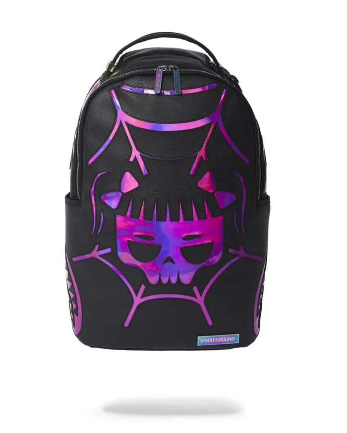 SPRAYGROUND Backpacks CAZZU IRIDESCENT CUT and SEW SPIDER SKULL SHARK BACKPACK DLXV 8211 Universal
