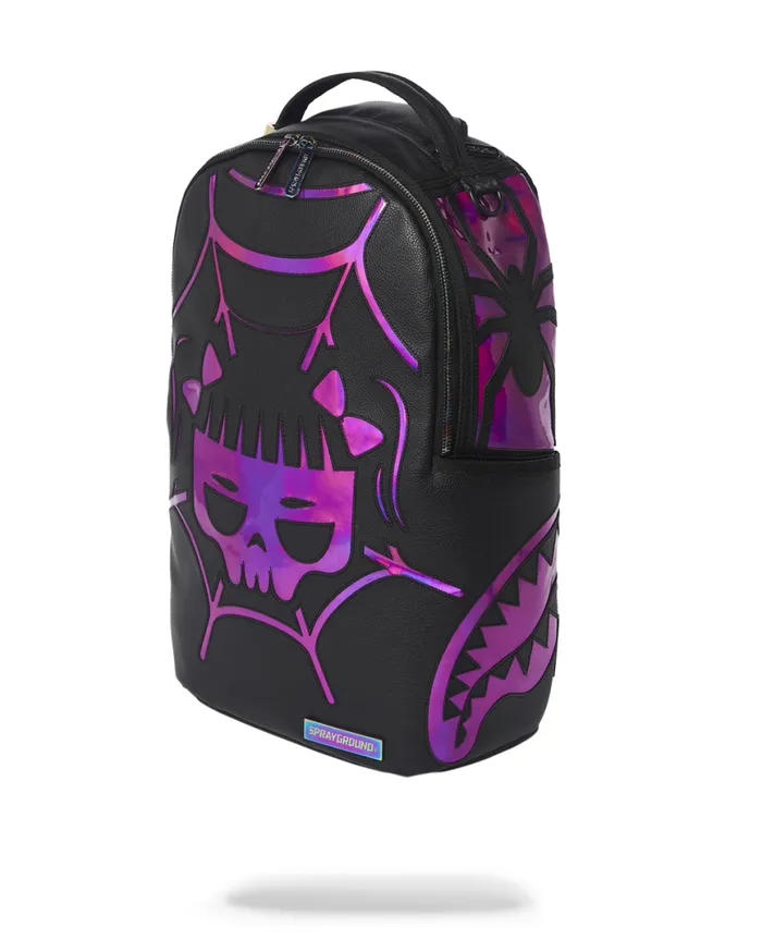 SPRAYGROUND Backpacks CAZZU IRIDESCENT CUT and SEW SPIDER SKULL SHARK BACKPACK DLXV 8211 Universal SPRAYGROUND Backpacks CAZZU IRIDESCENT CUT and SEW SPIDER SKULL SHARK BACKPACK DLXV 8211 Universal