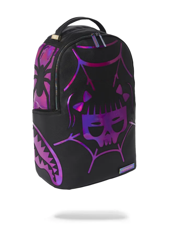 SPRAYGROUND Backpacks CAZZU IRIDESCENT CUT and SEW SPIDER SKULL SHARK BACKPACK DLXV 8211 Universal SPRAYGROUND Backpacks CAZZU IRIDESCENT CUT and SEW SPIDER SKULL SHARK BACKPACK DLXV 8211 Universal