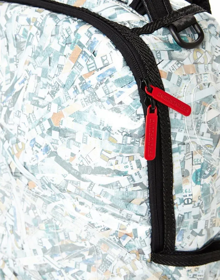 SPRAYGROUND Backpacks COUNTERFEIT VINYL SHREDDED MONEY 8211 Universal