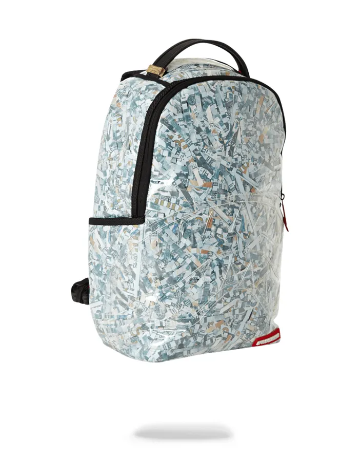 SPRAYGROUND Backpacks COUNTERFEIT VINYL SHREDDED MONEY 8211 Universal