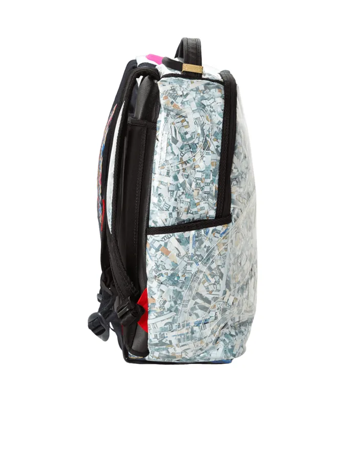 SPRAYGROUND Backpacks COUNTERFEIT VINYL SHREDDED MONEY 8211 Universal
