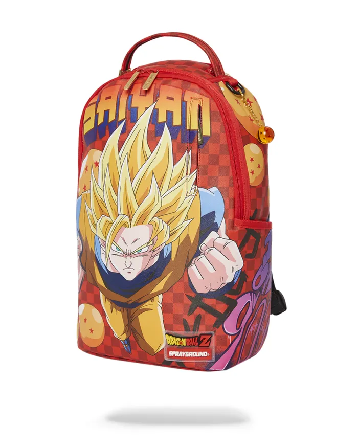 SPRAYGROUND Backpacks DBZ SUPER SAIYAN CHECK 8211 Universal SPRAYGROUND Backpacks DBZ SUPER SAIYAN CHECK 8211 Universal