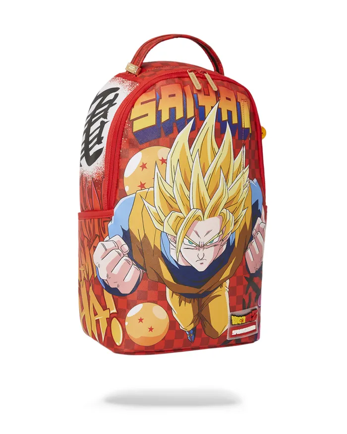 SPRAYGROUND Backpacks DBZ SUPER SAIYAN CHECK 8211 Universal SPRAYGROUND Backpacks DBZ SUPER SAIYAN CHECK 8211 Universal