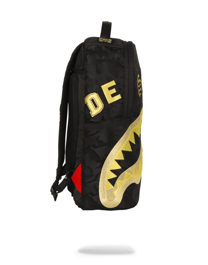 SPRAYGROUND Backpacks DESTROY SHARK GOLD CAMO 8211 Universal SPRAYGROUND Backpacks DESTROY SHARK GOLD CAMO 8211 Universal