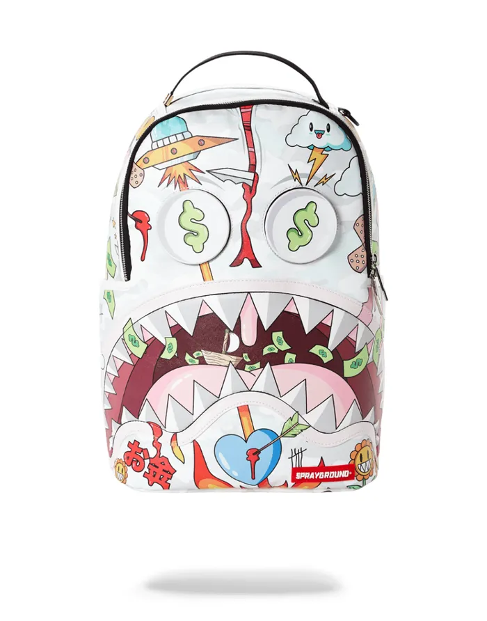 SPRAYGROUND Backpacks DISTURBED SHARK 8211 Universal