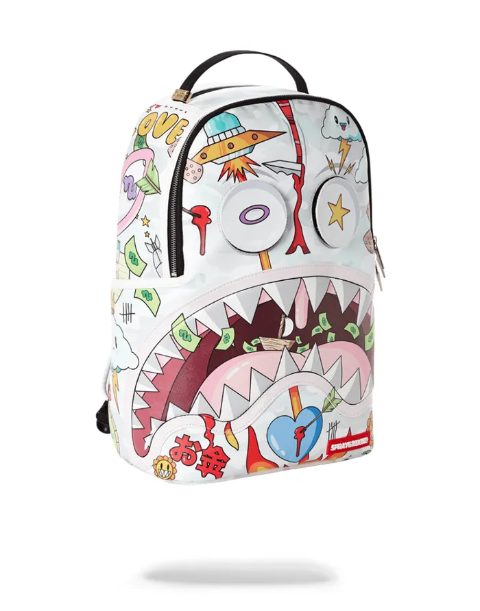 SPRAYGROUND Backpacks DISTURBED SHARK 8211 Universal