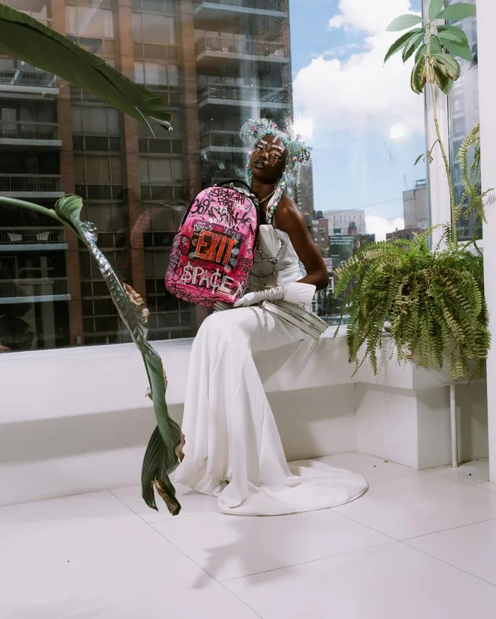 SPRAYGROUND Backpacks EXIT COLLAB 8211 LIFE OF THE PARTY BACKPACK 8211 Universal