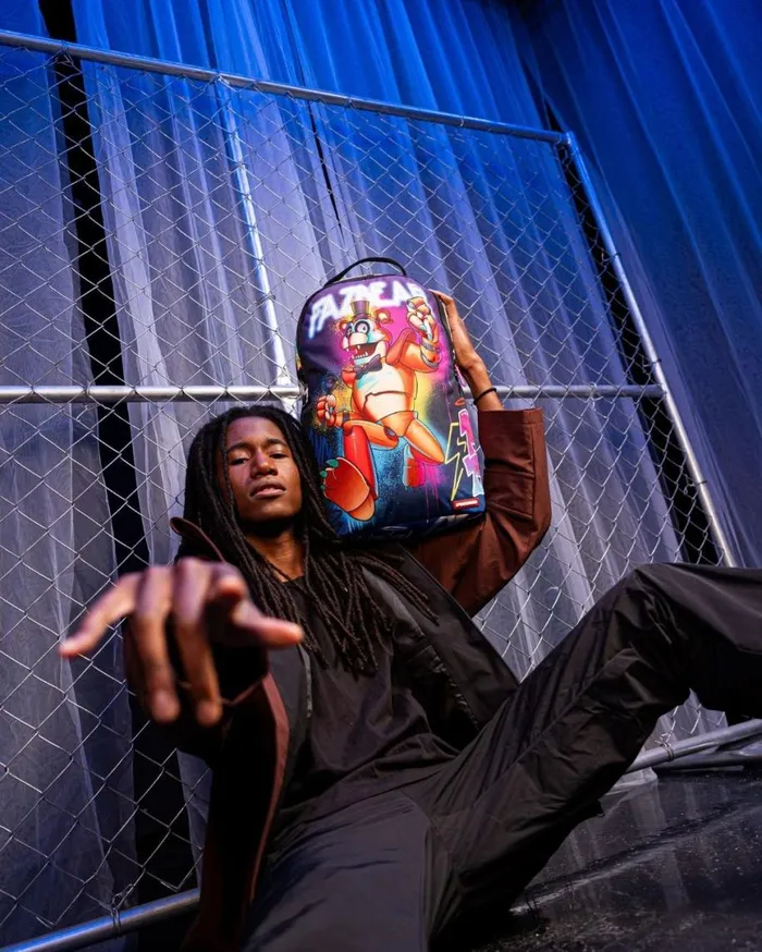 SPRAYGROUND Backpacks FIVE NIGHTS AT FREDDY039S GLAMROCK ROCKOUT DLXSR BACKPACK 8211 Universal SPRAYGROUND Backpacks FIVE NIGHTS AT FREDDY039S GLAMROCK ROCKOUT DLXSR BACKPACK 8211 Universal