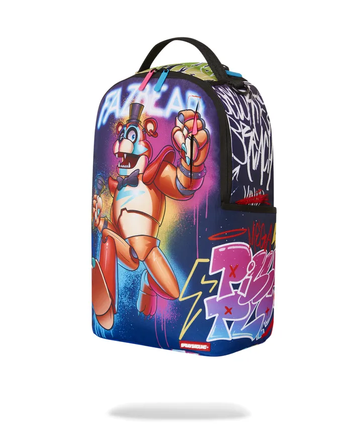 SPRAYGROUND Backpacks FIVE NIGHTS AT FREDDY039S GLAMROCK ROCKOUT DLXSR BACKPACK 8211 Universal SPRAYGROUND Backpacks FIVE NIGHTS AT FREDDY039S GLAMROCK ROCKOUT DLXSR BACKPACK 8211 Universal