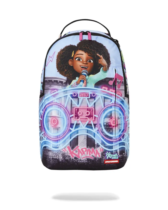 SPRAYGROUND Backpacks KARMA039S WORLD TURN UP THE VOLUME BACKPACK 8211 Universal