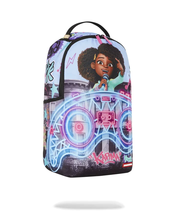 SPRAYGROUND Backpacks KARMA039S WORLD TURN UP THE VOLUME BACKPACK 8211 Universal