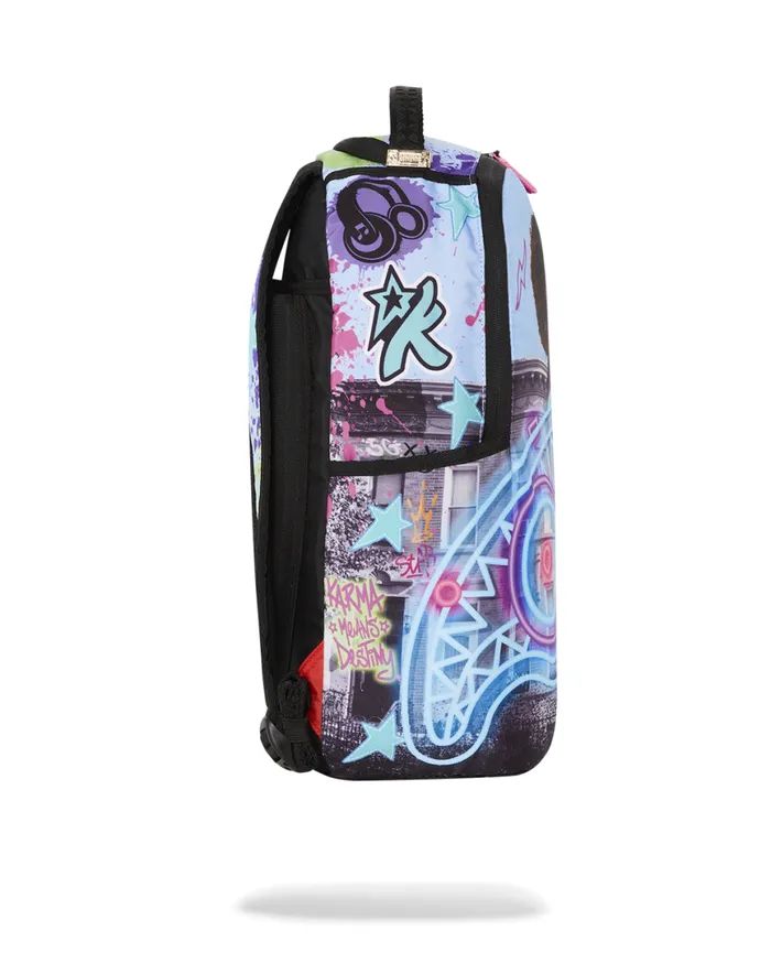 SPRAYGROUND Backpacks KARMA039S WORLD TURN UP THE VOLUME BACKPACK 8211 Universal