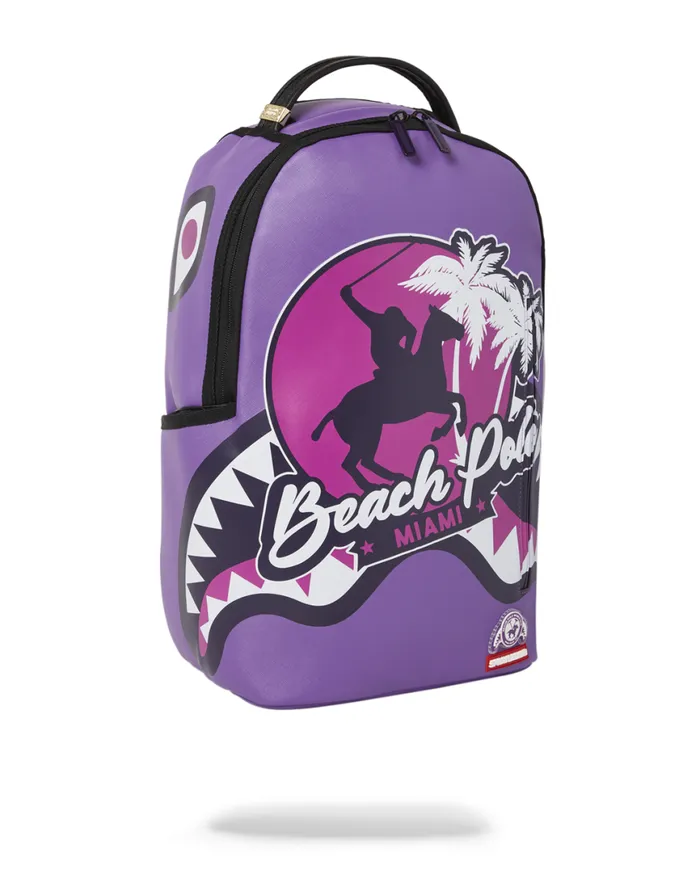 SPRAYGROUND Backpacks MIAMI BEACH POLO COLLAB BACKPACK DLXVPURPLE 8211 Universal
