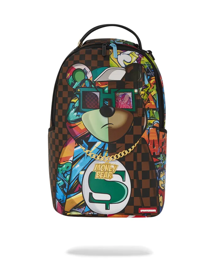 SPRAYGROUND Backpacks MONEYBEAR DON039T CARE DLXSV BACKPACK 8211 Universal
