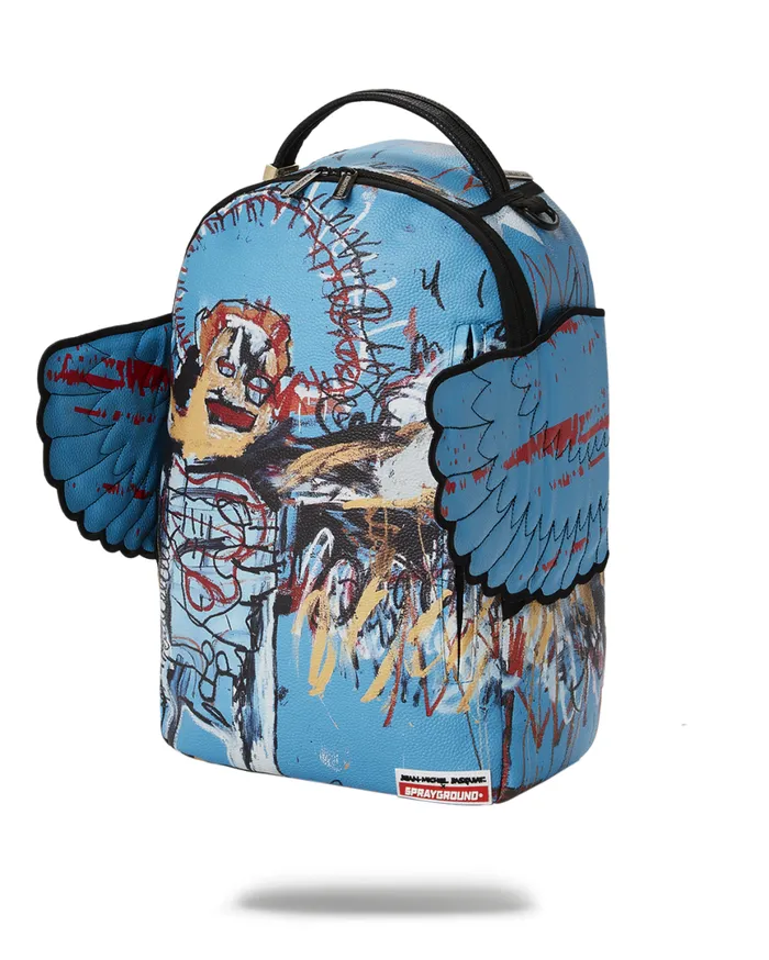 SPRAYGROUND Backpacks OFFICIAL BASQUIAT UNTITLED FALLEN ANGEL 1981 WING BACKPACK DLXV 8211 Universal