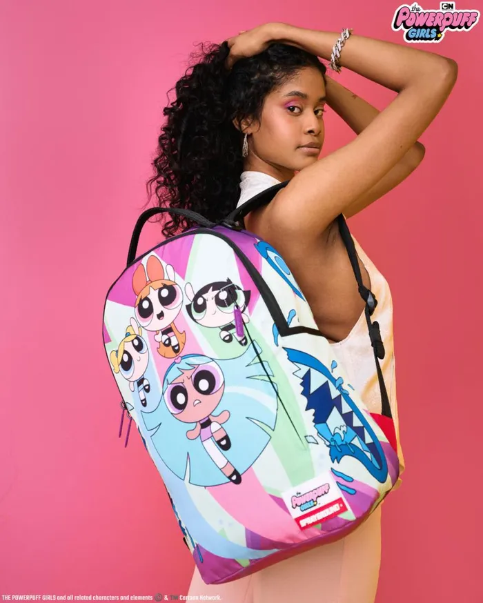 SPRAYGROUND Backpacks POWER PUFF GIRLS MONSTER SHARK BACKPACK 8211 Universal