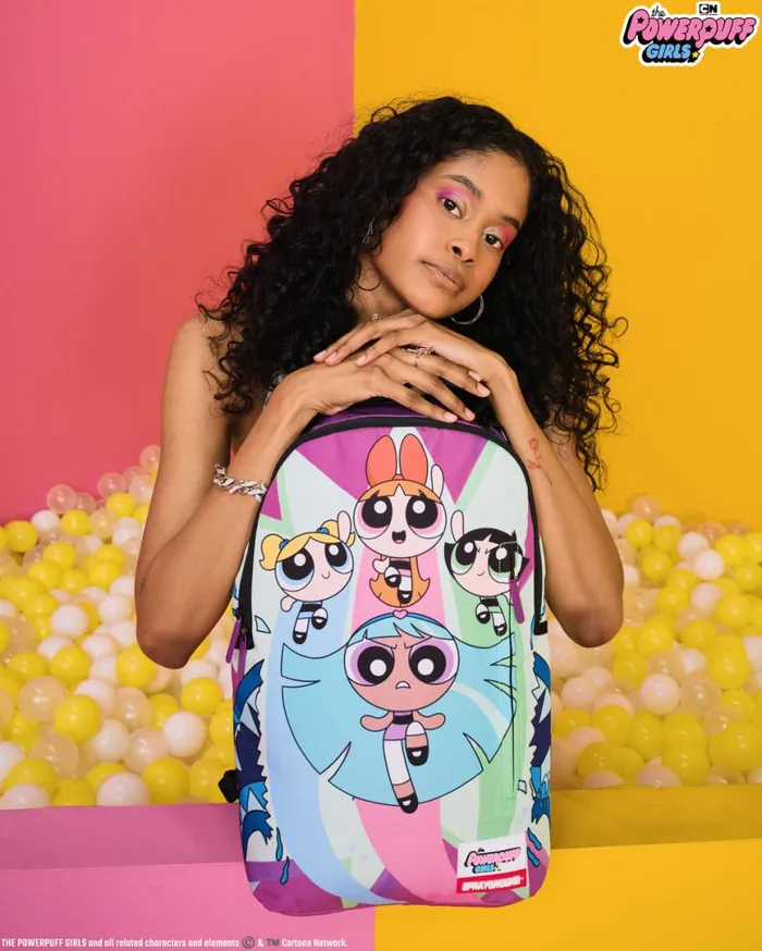 SPRAYGROUND Backpacks POWER PUFF GIRLS MONSTER SHARK BACKPACK 8211 Universal