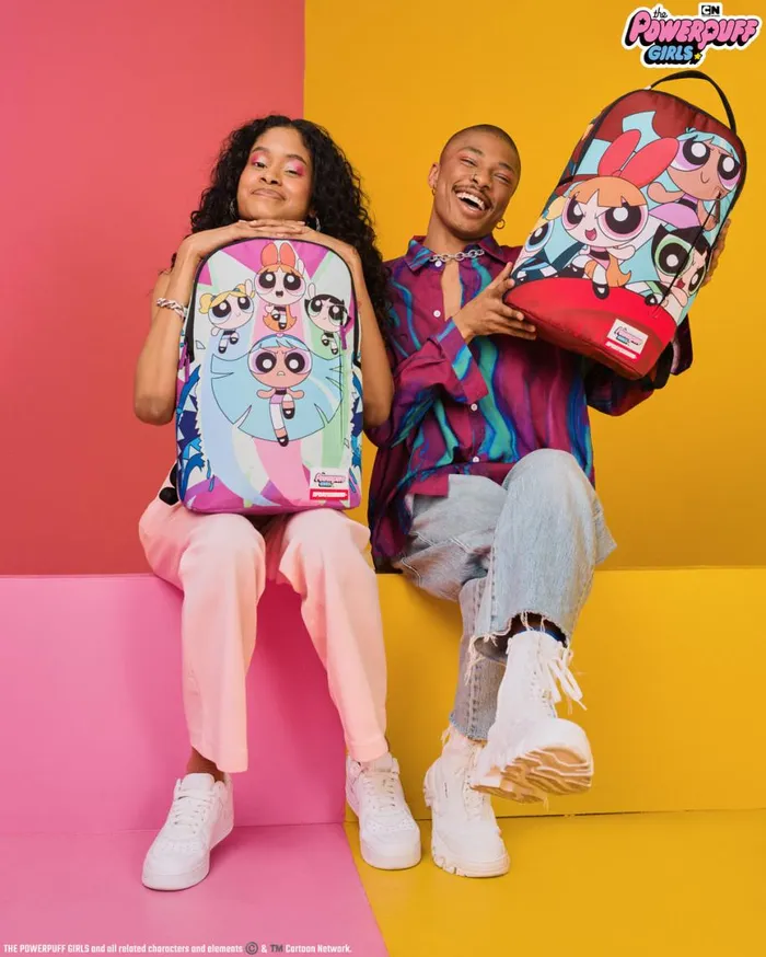SPRAYGROUND Backpacks POWER PUFF GIRLS MONSTER SHARK BACKPACK 8211 Universal