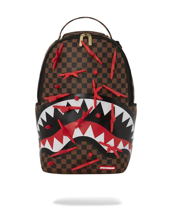 SPRAYGROUND Backpacks REAL 3D NINJA STARS SMASHED BACKPACK DLXV 8211 Universal