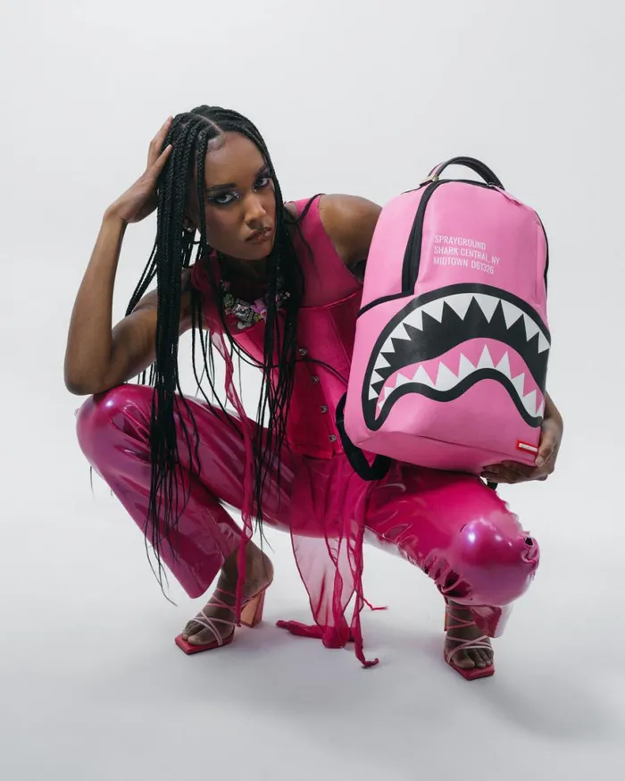 SPRAYGROUND Backpacks SHARK CENTRAL PINK BACKPACK DLXV 8211 Universal