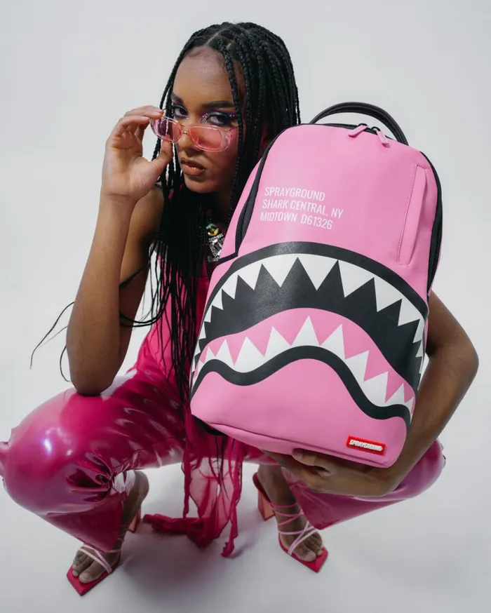 SPRAYGROUND Backpacks SHARK CENTRAL PINK BACKPACK DLXV 8211 Universal