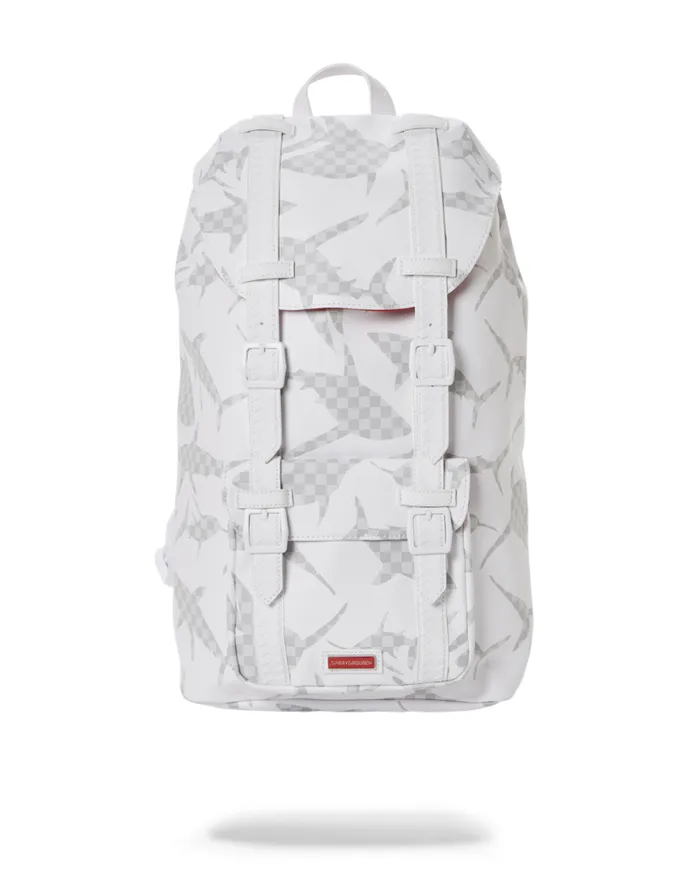 SPRAYGROUND Backpacks SHARK CHECK WHITE HILLS BACKPACK 8211 Universal