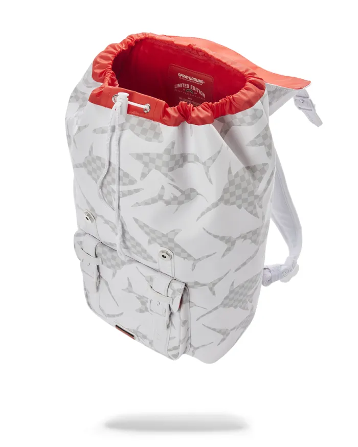 SPRAYGROUND Backpacks SHARK CHECK WHITE HILLS BACKPACK 8211 Universal SPRAYGROUND Backpacks SHARK CHECK WHITE HILLS BACKPACK 8211 Universal