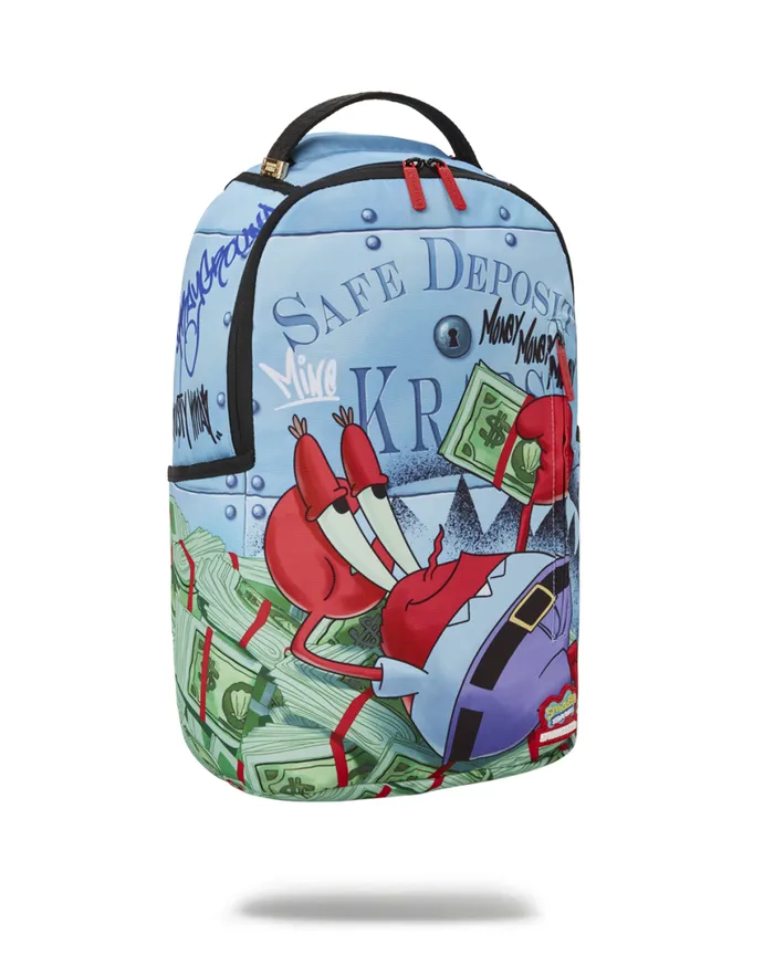 SPRAYGROUND Backpacks SPONGEBOB MR KRABS HIGH ROLLER DLXR 8211 Universal