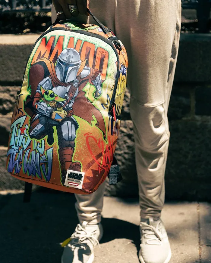 SPRAYGROUND Backpacks STAR WARS MANDO ON THE RUN BACKPACK DLXR 8211 Universal SPRAYGROUND Backpacks STAR WARS MANDO ON THE RUN BACKPACK DLXR 8211 Universal